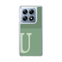 スリムプロテクションケース［ オリジナル - initial two tone - U green ］
