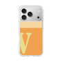 スリムプロテクションケース［ オリジナル - initial two tone - V orange ］