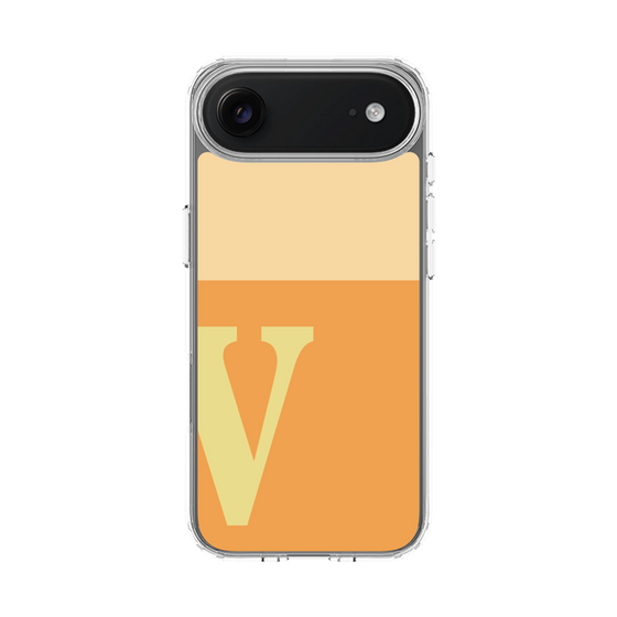 スリムプロテクションケース［ オリジナル - initial two tone - V orange ］