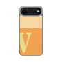 スリムプロテクションケース［ オリジナル - initial two tone - V orange ］