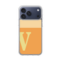 スリムプロテクションケース［ オリジナル - initial two tone - V orange ］