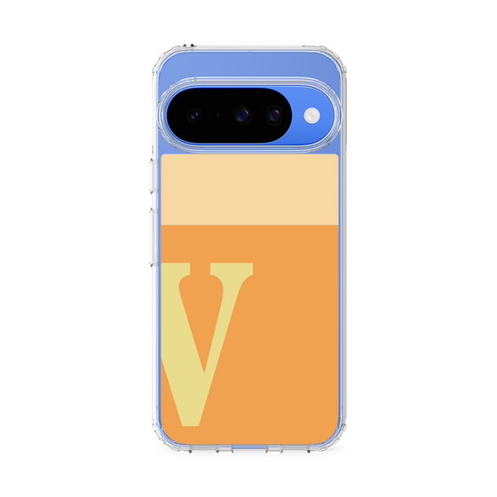 スリムプロテクションケース［ オリジナル - initial two tone - V orange ］
