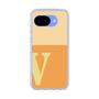 スリムプロテクションケース［ オリジナル - initial two tone - V orange ］