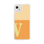 スリムプロテクションケース［ オリジナル - initial two tone - V orange ］