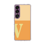 スリムプロテクションケース［ オリジナル - initial two tone - V orange ］