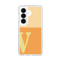 スリムプロテクションケース［ オリジナル - initial two tone - V orange ］