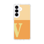 スリムプロテクションケース［ オリジナル - initial two tone - V orange ］