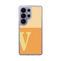 スリムプロテクションケース［ オリジナル - initial two tone - V orange ］