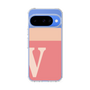 スリムプロテクションケース［ オリジナル - initial two tone - V pink ］