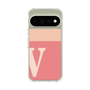 スリムプロテクションケース［ オリジナル - initial two tone - V pink ］