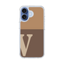 スリムプロテクションケース［ オリジナル - initial two tone - V brown ］