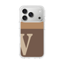 スリムプロテクションケース［ オリジナル - initial two tone - V brown ］