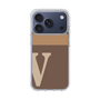 スリムプロテクションケース［ オリジナル - initial two tone - V brown ］