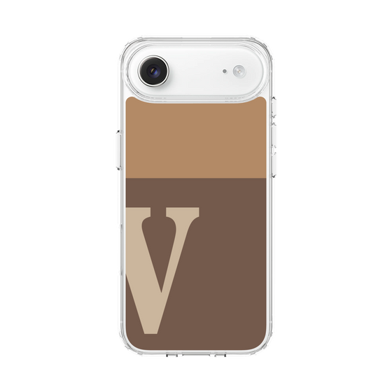 スリムプロテクションケース［ オリジナル - initial two tone - V brown ］