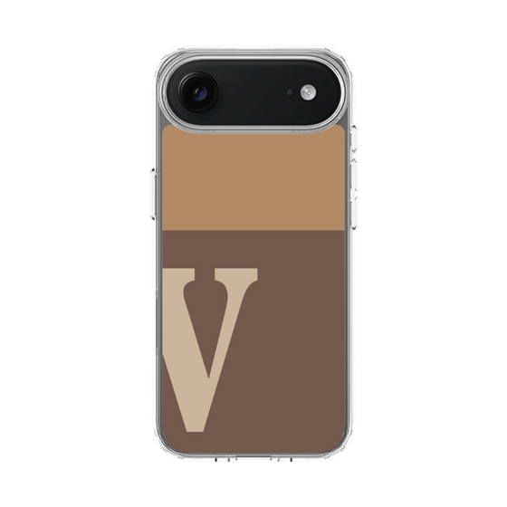 スリムプロテクションケース［ オリジナル - initial two tone - V brown ］
