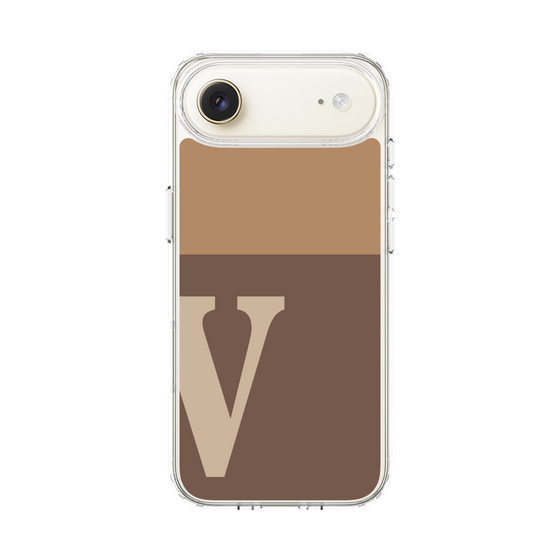 スリムプロテクションケース［ オリジナル - initial two tone - V brown ］
