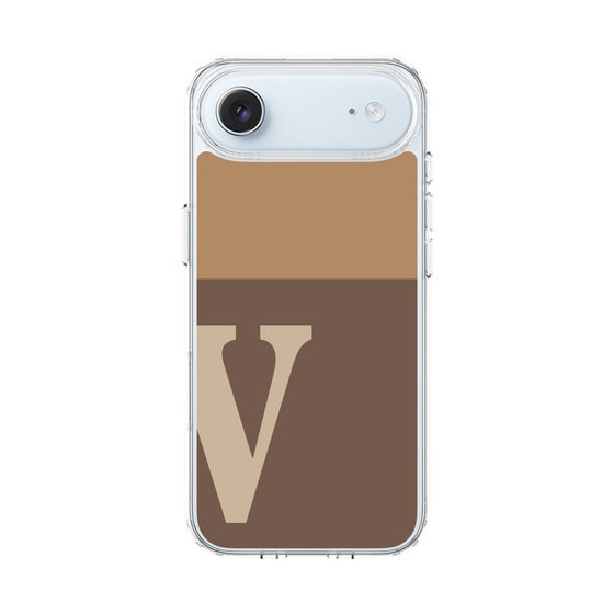 スリムプロテクションケース［ オリジナル - initial two tone - V brown ］