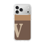 スリムプロテクションケース［ オリジナル - initial two tone - V brown ］