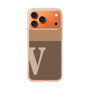 スリムプロテクションケース［ オリジナル - initial two tone - V brown ］