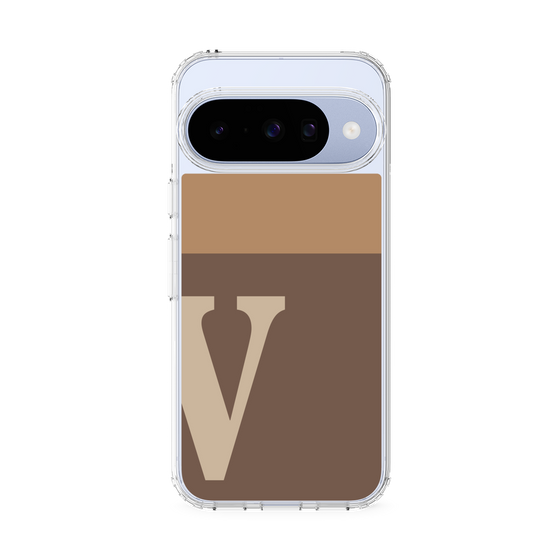 スリムプロテクションケース［ オリジナル - initial two tone - V brown ］