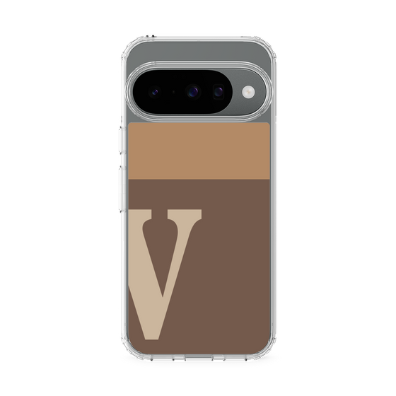 スリムプロテクションケース［ オリジナル - initial two tone - V brown ］