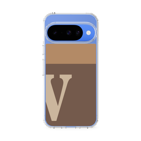 スリムプロテクションケース［ オリジナル - initial two tone - V brown ］