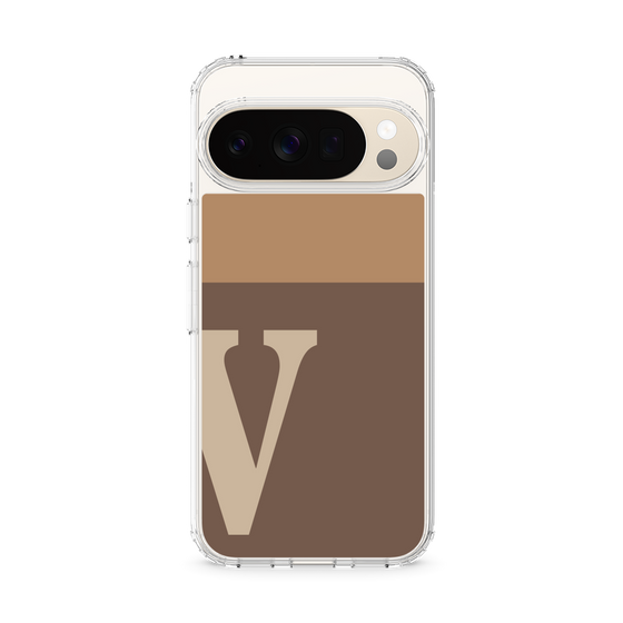 スリムプロテクションケース［ オリジナル - initial two tone - V brown ］