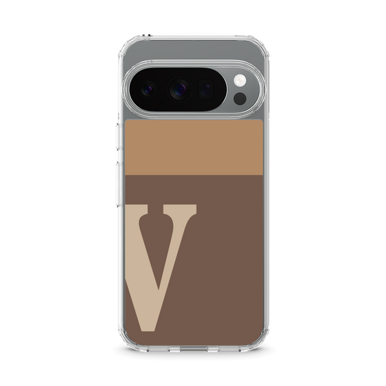 スリムプロテクションケース［ オリジナル - initial two tone - V brown ］
