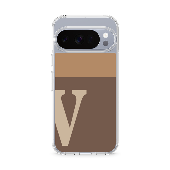スリムプロテクションケース［ オリジナル - initial two tone - V brown ］