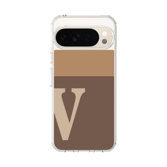 スリムプロテクションケース［ オリジナル - initial two tone - V brown ］