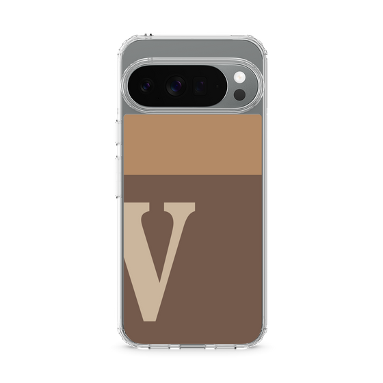 スリムプロテクションケース［ オリジナル - initial two tone - V brown ］