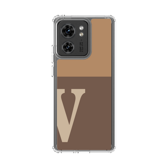 スリムプロテクションケース［ オリジナル - initial two tone - V brown ］