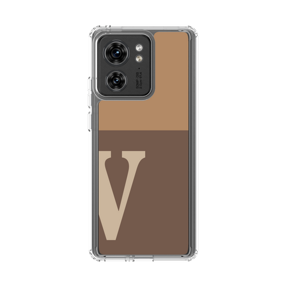 スリムプロテクションケース［ オリジナル - initial two tone - V brown ］