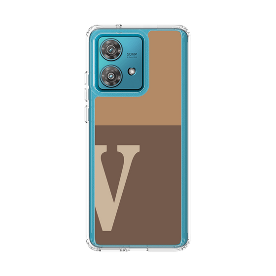 スリムプロテクションケース［ オリジナル - initial two tone - V brown ］