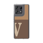 スリムプロテクションケース［ オリジナル - initial two tone - V brown ］