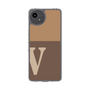 スリムプロテクションケース［ オリジナル - initial two tone - V brown ］