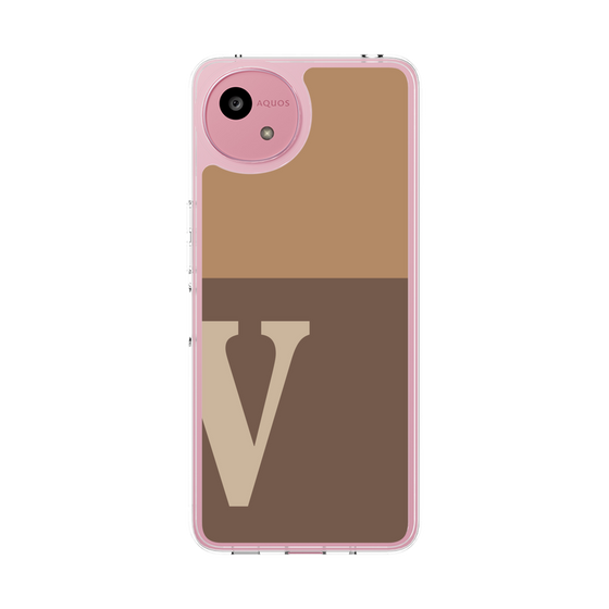 スリムプロテクションケース［ オリジナル - initial two tone - V brown ］