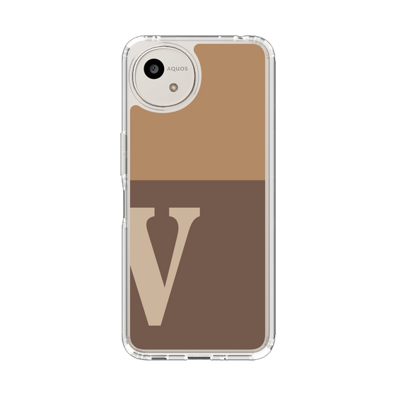 スリムプロテクションケース［ オリジナル - initial two tone - V brown ］