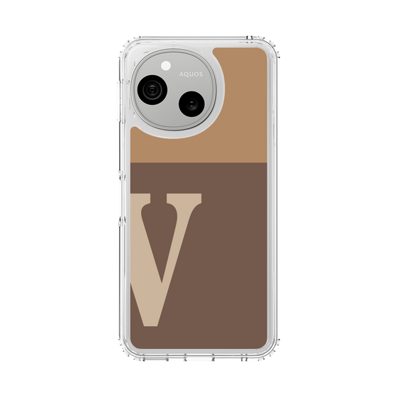 スリムプロテクションケース［ オリジナル - initial two tone - V brown ］