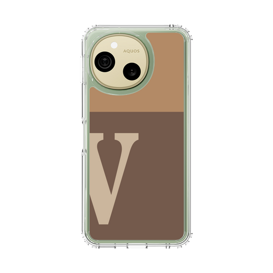 スリムプロテクションケース［ オリジナル - initial two tone - V brown ］