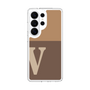 スリムプロテクションケース［ オリジナル - initial two tone - V brown ］