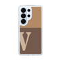 スリムプロテクションケース［ オリジナル - initial two tone - V brown ］