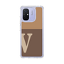 スリムプロテクションケース［ オリジナル - initial two tone - V brown ］