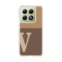 スリムプロテクションケース［ オリジナル - initial two tone - V brown ］