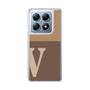スリムプロテクションケース［ オリジナル - initial two tone - V brown ］