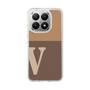 スリムプロテクションケース［ オリジナル - initial two tone - V brown ］