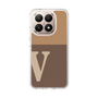 スリムプロテクションケース［ オリジナル - initial two tone - V brown ］