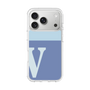 スリムプロテクションケース［ オリジナル - initial two tone - V blue ］