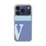 スリムプロテクションケース［ オリジナル - initial two tone - V blue ］