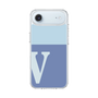 スリムプロテクションケース［ オリジナル - initial two tone - V blue ］